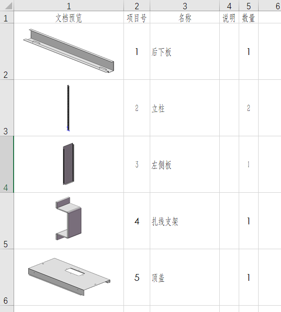 SOLIDWORKS BOM工具